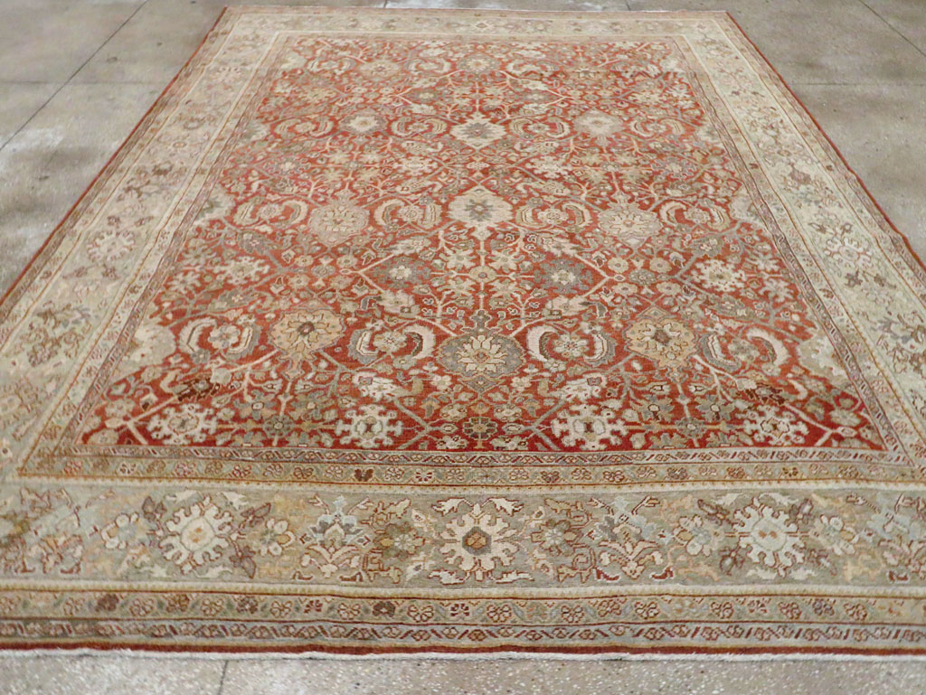 Antique Persian Mahal Room Size Carpet, No.24847 - Galerie Shabab