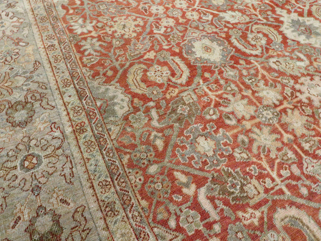 Antique Persian Mahal Room Size Carpet, No.24847 - Galerie Shabab