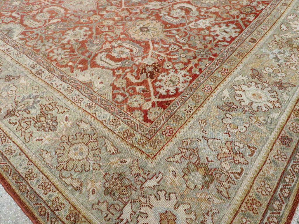 Antique Persian Mahal Room Size Carpet, No.24847 - Galerie Shabab