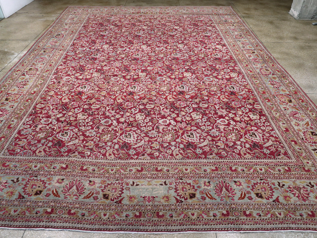 Antique Persian Mashad Carpet, No.24848 - Galerie Shabab
