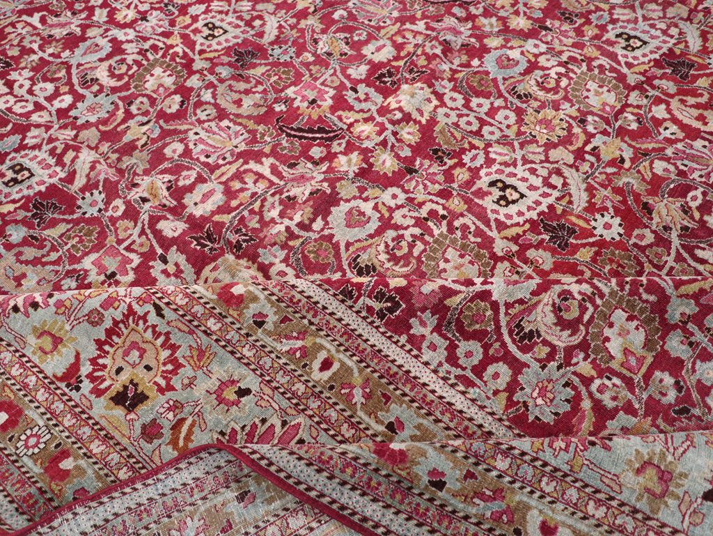 Antique Persian Mashad Carpet, No.24848 - Galerie Shabab