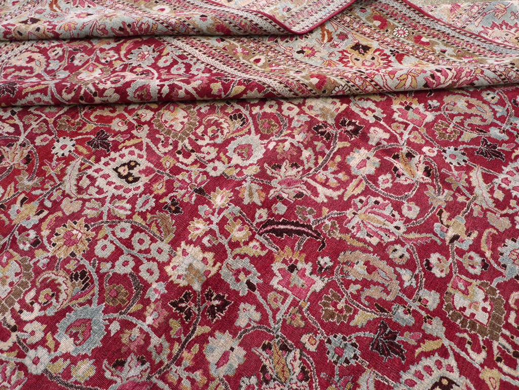 Antique Persian Mashad Carpet, No.24848 - Galerie Shabab