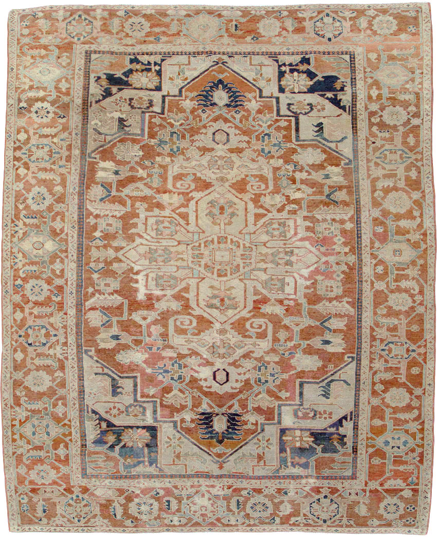 Antique Persian Heriz Carpet, No.24849 - Galerie Shabab