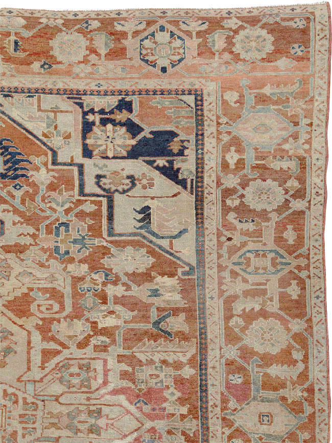 Antique Persian Heriz Carpet, No.24849 - Galerie Shabab