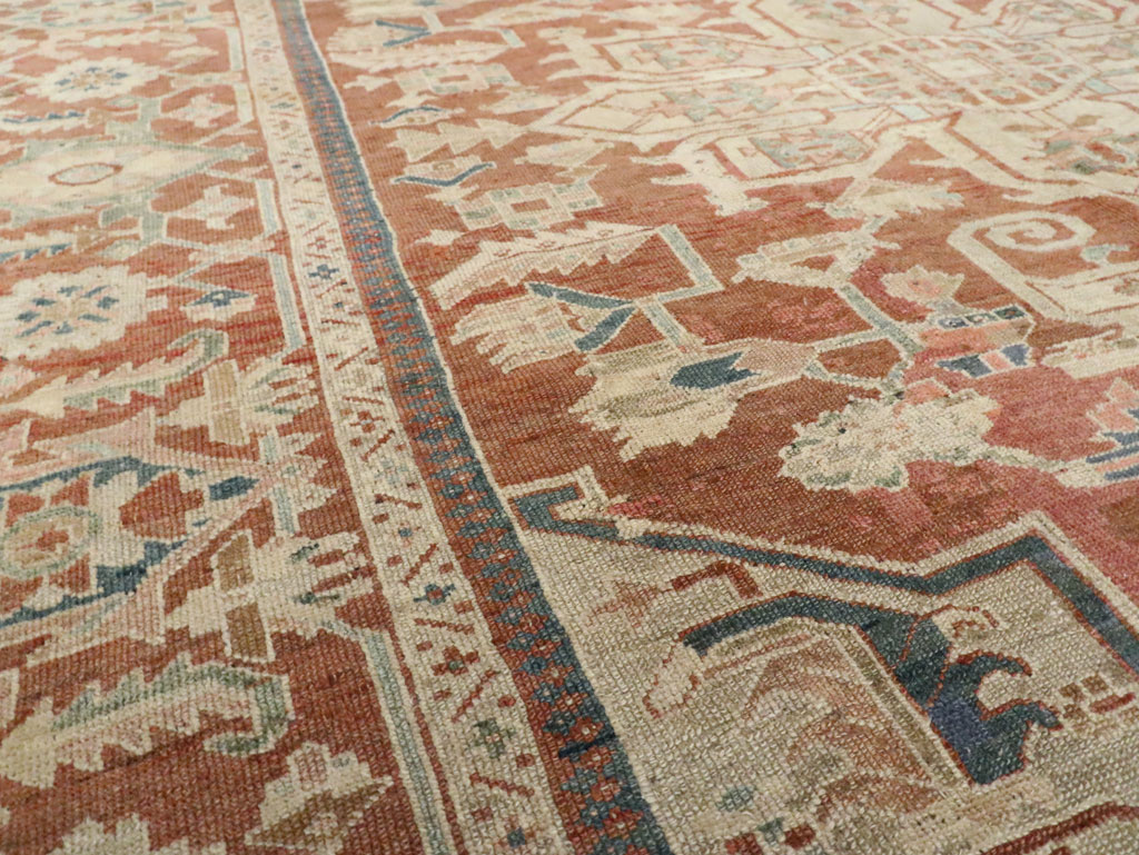 Antique Persian Heriz Carpet, No.24849 - Galerie Shabab