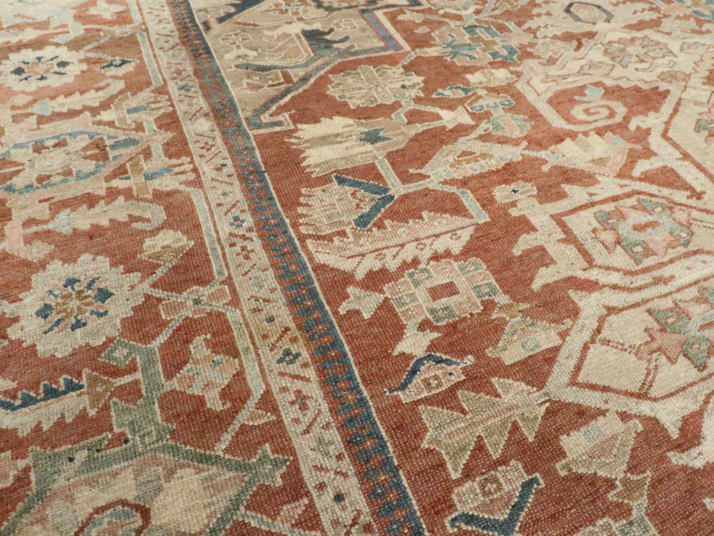 Antique Persian Heriz Carpet, No.24849 - Galerie Shabab