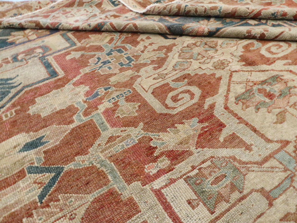 Antique Persian Heriz Carpet, No.24849 - Galerie Shabab