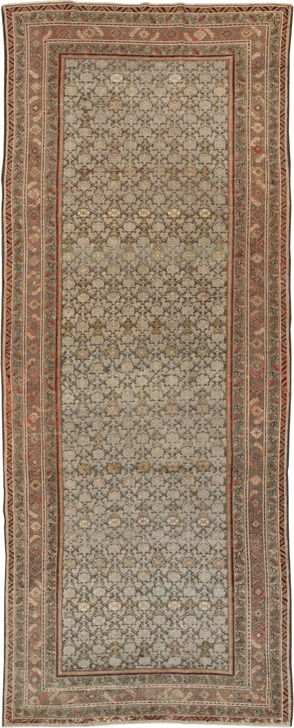 Antique Persian Malayer Gallery Carpet, No.24851 - Galerie Shabab