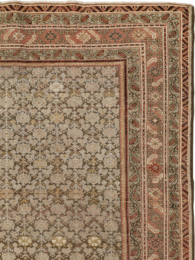 Antique Persian Malayer Gallery Carpet, No.24851 - Galerie Shabab
