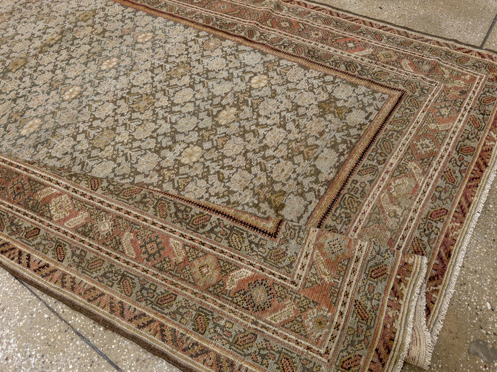 Antique Persian Malayer Gallery Carpet, No.24851 - Galerie Shabab
