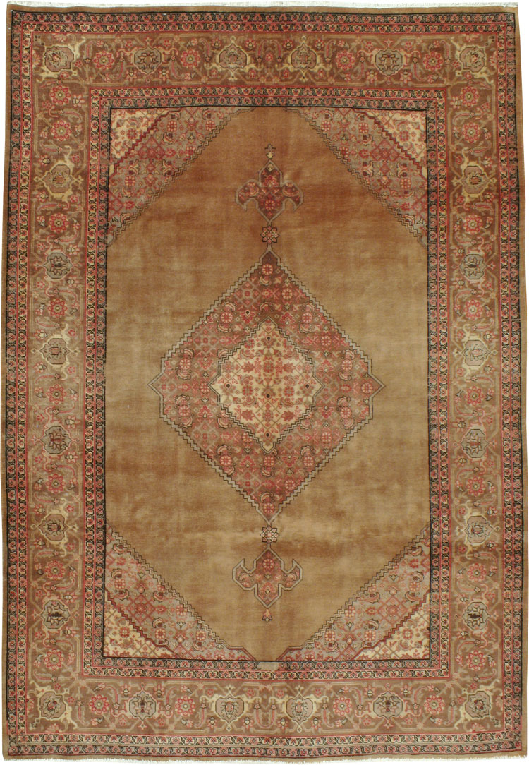 Vintage Tabriz Persian Rug, No.24853 - Galerie Shabab