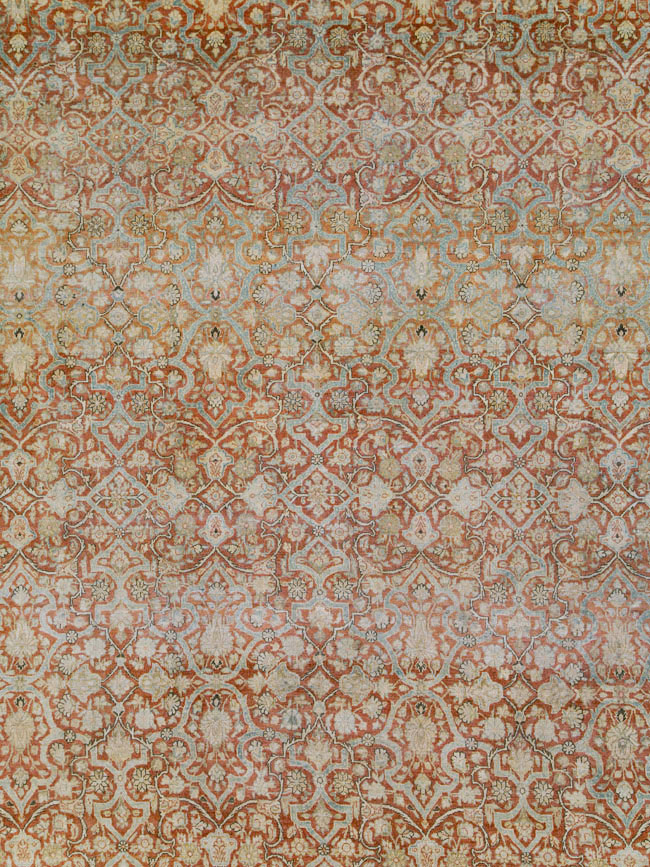 Antique Persian Kashan Carpet, No.24856 - Galerie Shabab