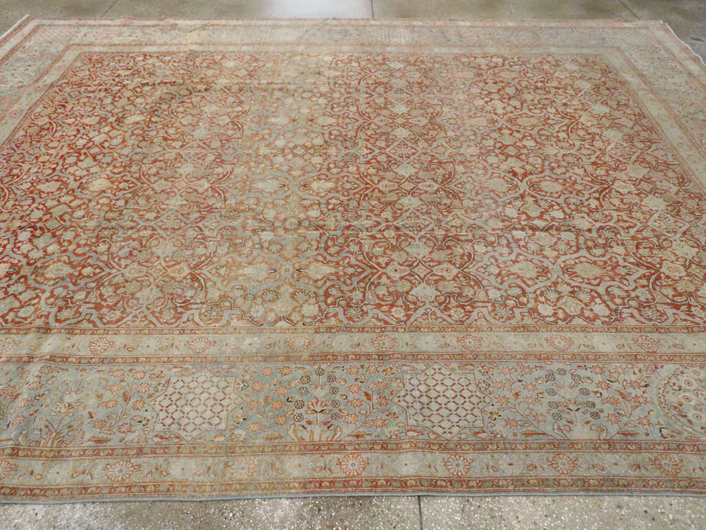 Antique Persian Kashan Carpet, No.24856 - Galerie Shabab