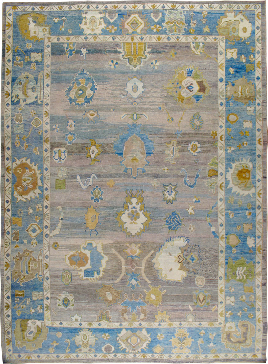 An Oushak Carpet, No.24858 - Galerie Shabab