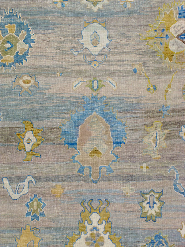 An Oushak Carpet, No.24858 - Galerie Shabab