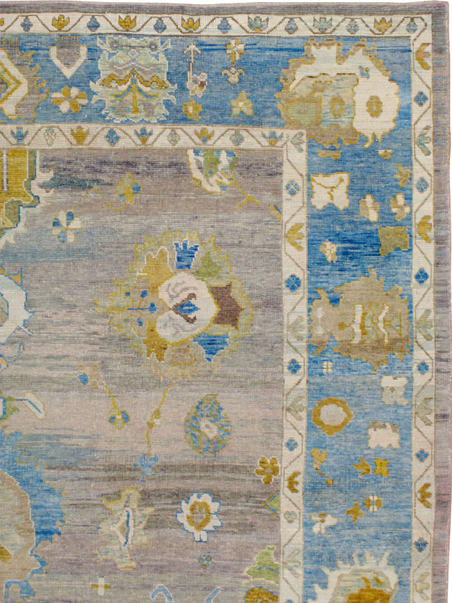 An Oushak Carpet, No.24858 - Galerie Shabab