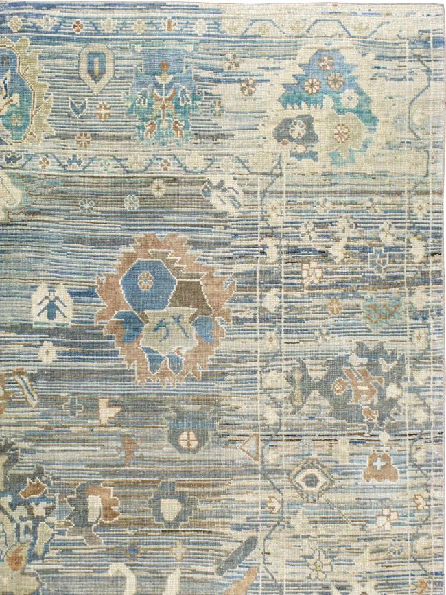 Modern Turkish Oushak Large Carpet, No.24861 - Galerie Shabab