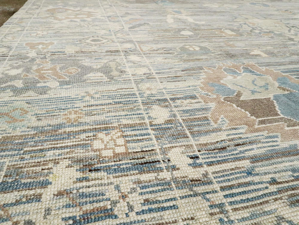 Modern Turkish Oushak Large Carpet, No.24861 - Galerie Shabab