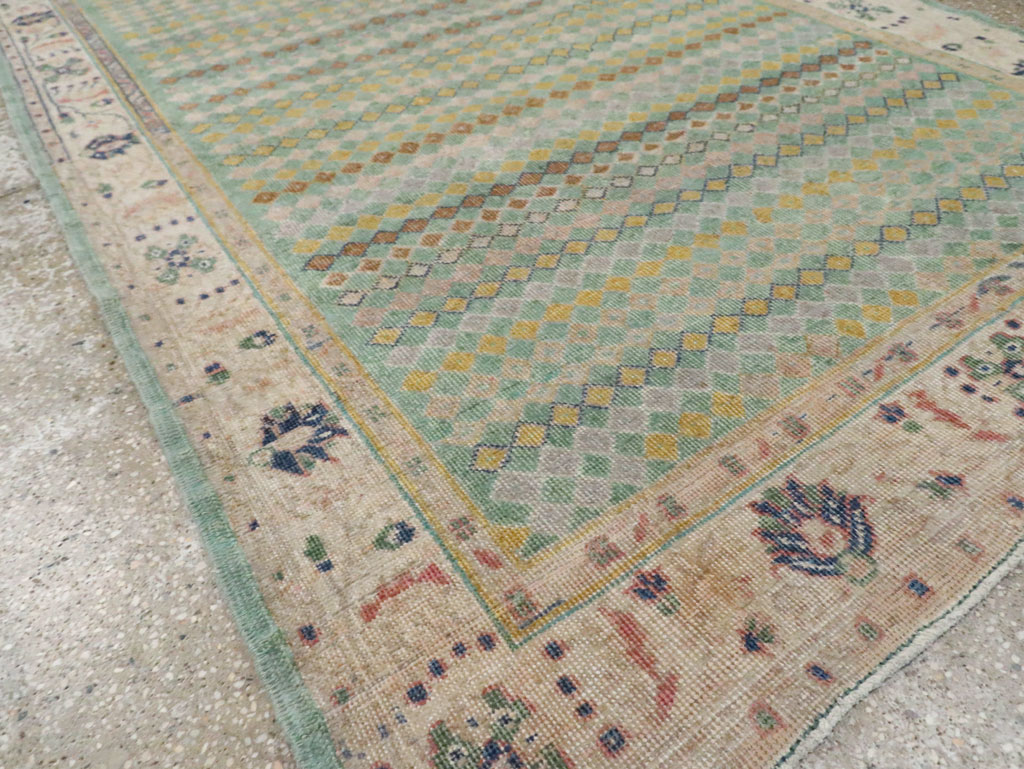 Vintage Turkish Anatolian Gallery Carpet, No.24867 - Galerie Shabab