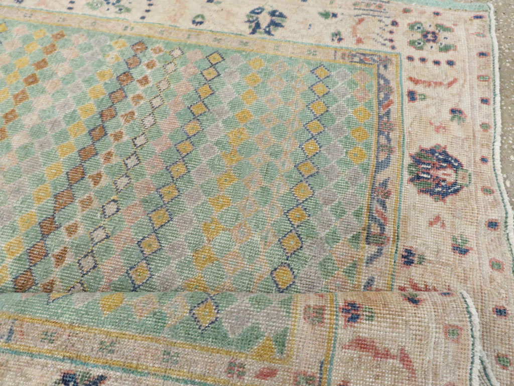Vintage Turkish Anatolian Gallery Carpet, No.24867 - Galerie Shabab