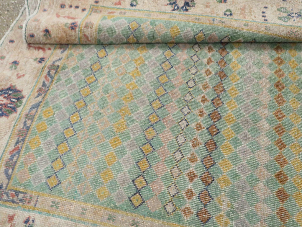 Vintage Turkish Anatolian Gallery Carpet, No.24867 - Galerie Shabab