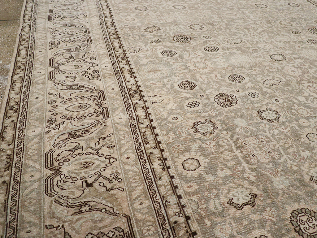 Vintage Persian Malayer Room Size Carpet, No.24871 - Galerie Shabab