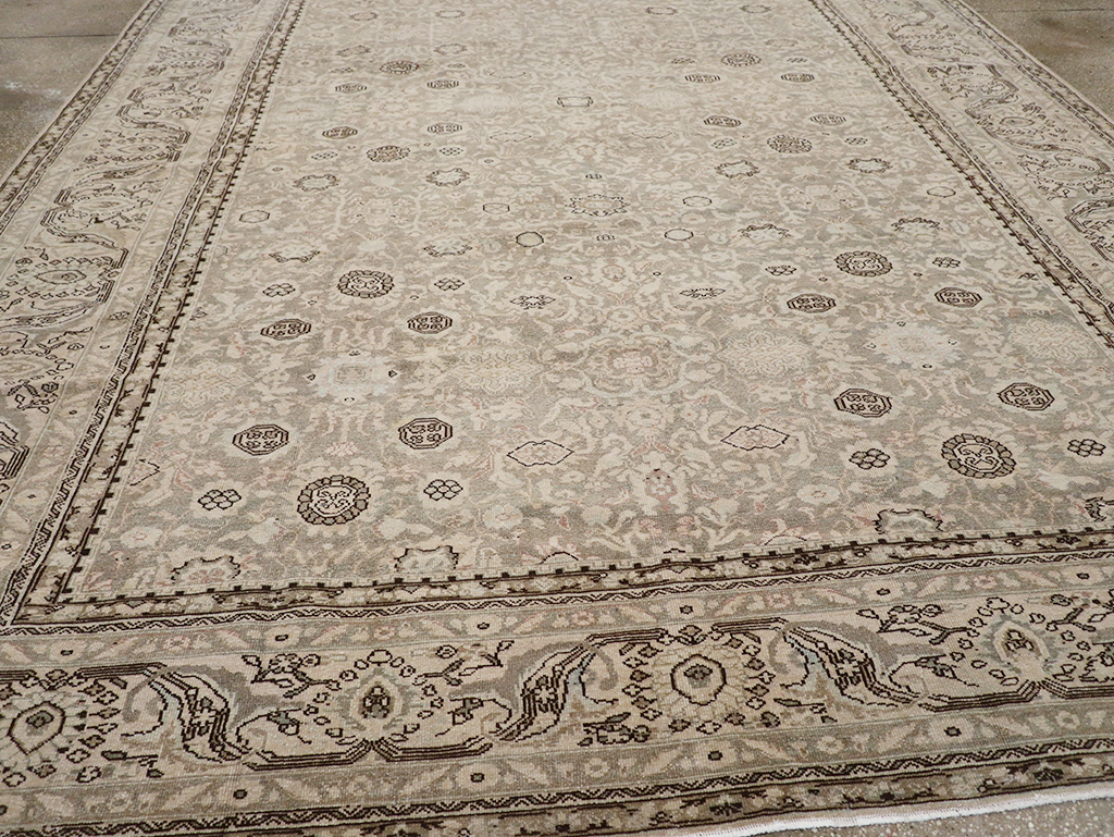 Vintage Persian Malayer Room Size Carpet, No.24871 - Galerie Shabab