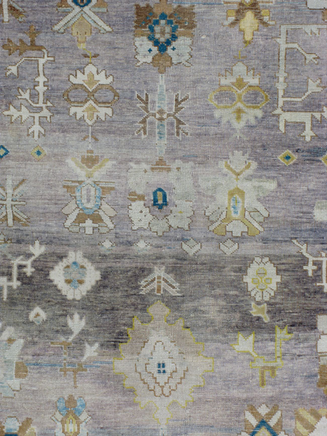 Vintage Turkish Oushak Carpet, No.24872 - Galerie Shabab