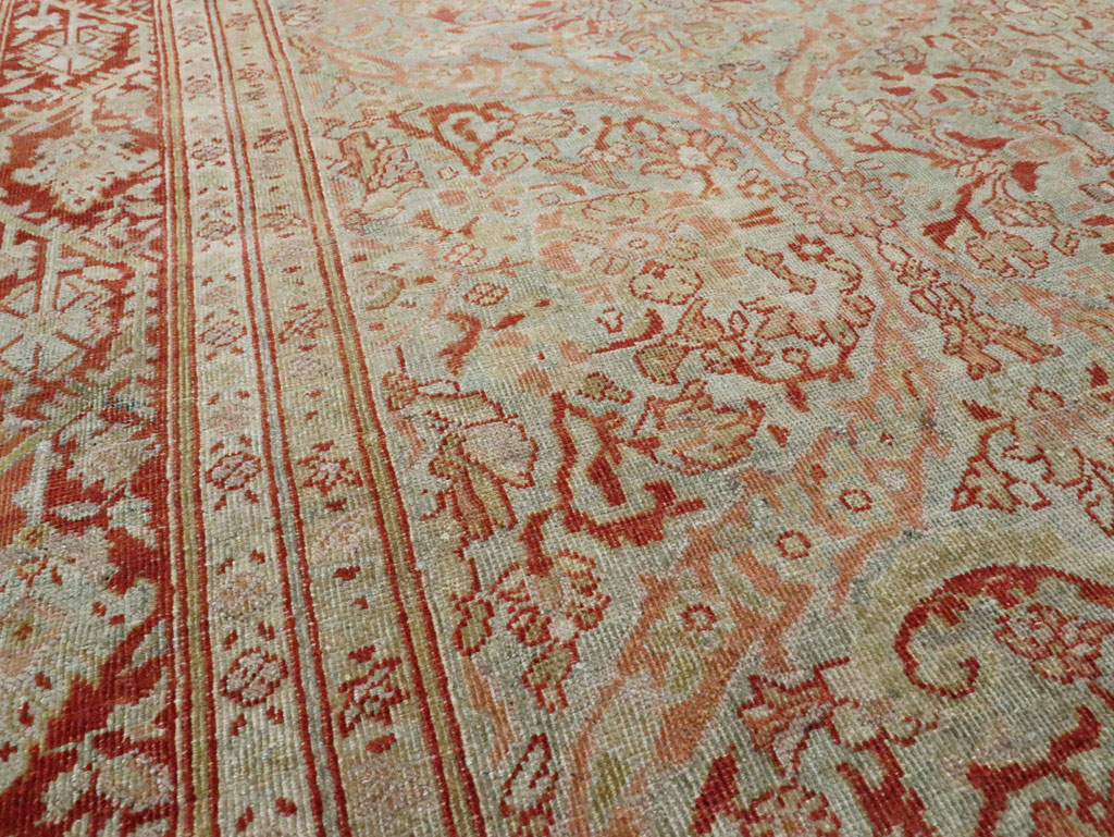 Antique Persian Mahal Large Carpet, No.24875 - Galerie Shabab