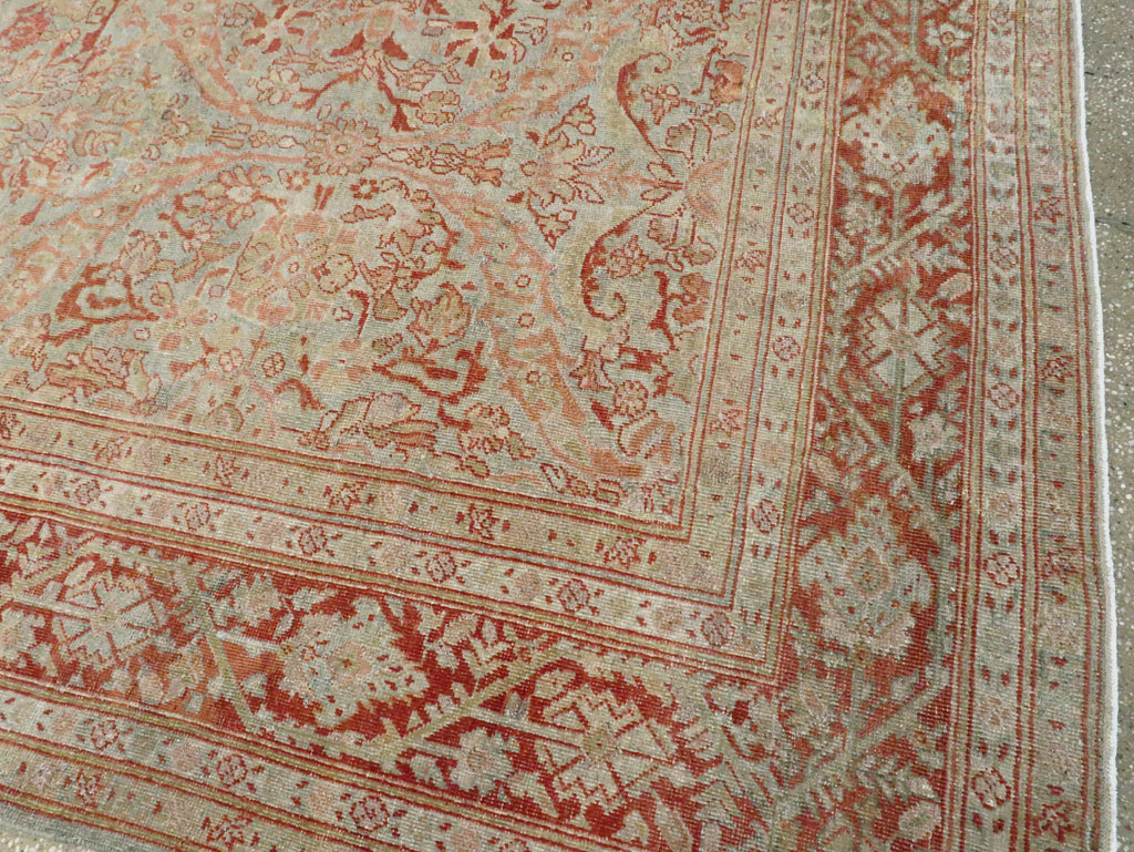 Antique Persian Mahal Large Carpet, No.24875 - Galerie Shabab