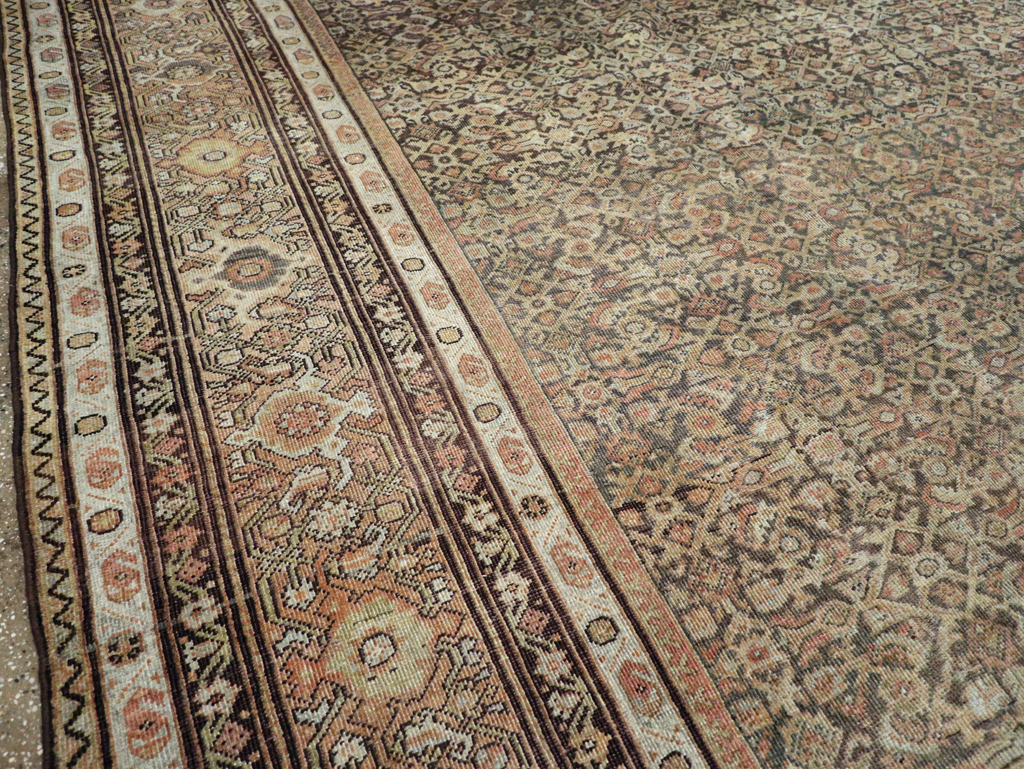 Antique Persian Mahal Carpet, No.24881 - Galerie Shabab