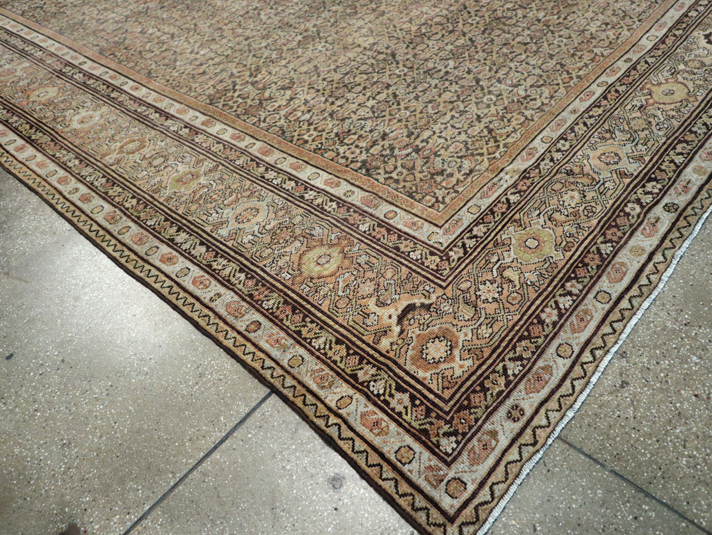 Antique Persian Mahal Carpet, No.24881 - Galerie Shabab
