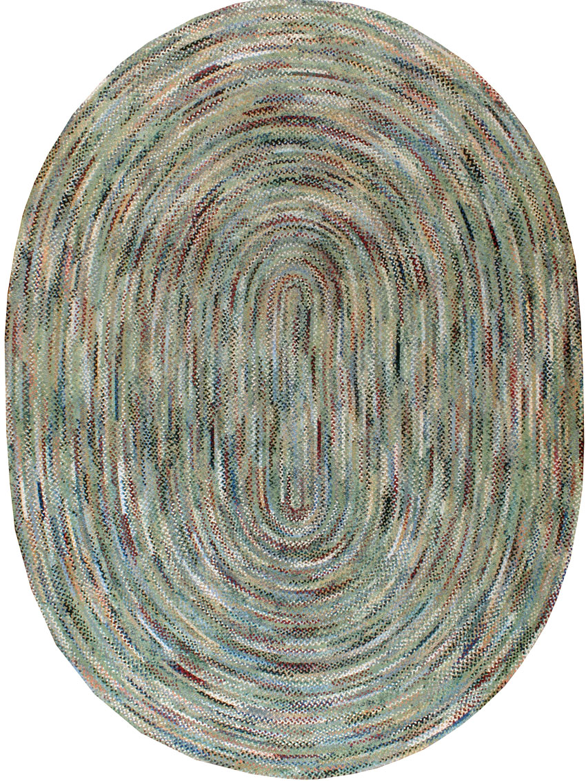 Vintage American Braid Carpet, No.24882 - Galerie Shabab