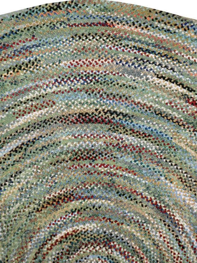Vintage American Braid Carpet, No.24882 - Galerie Shabab
