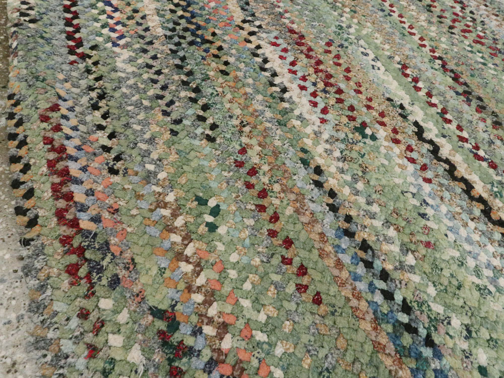 Vintage American Braid Carpet, No.24882 - Galerie Shabab