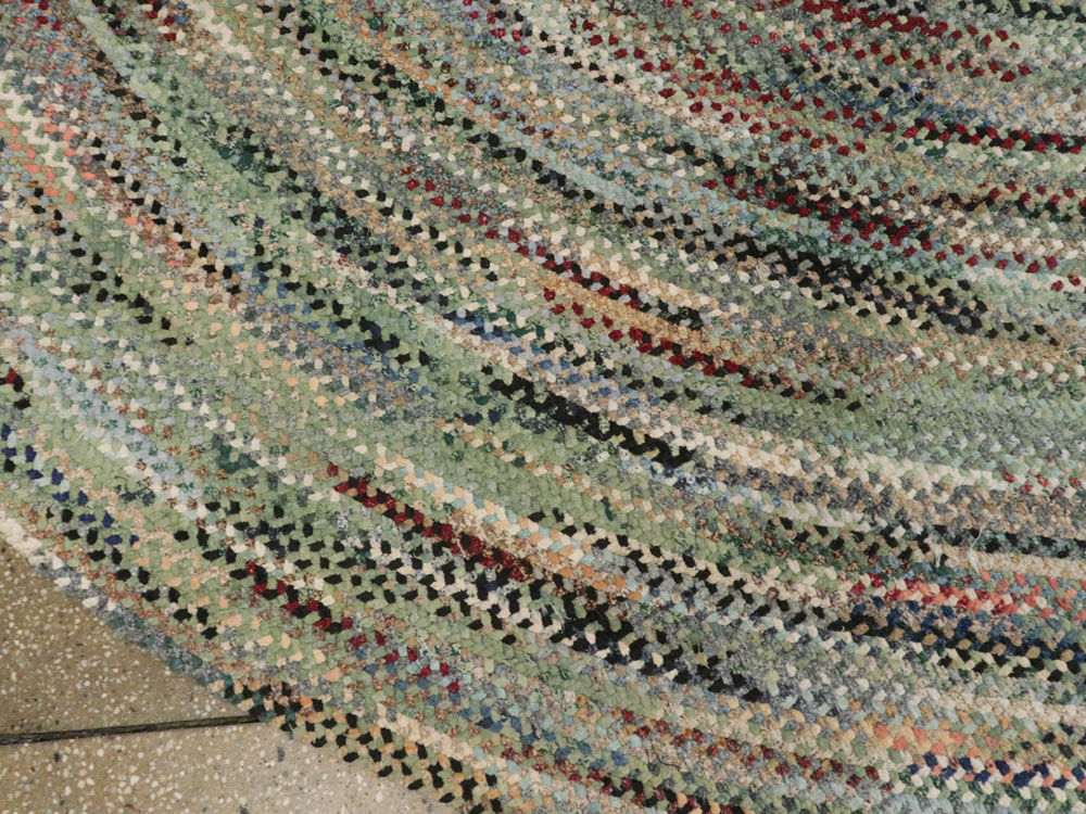 Vintage American Braid Carpet, No.24882 - Galerie Shabab
