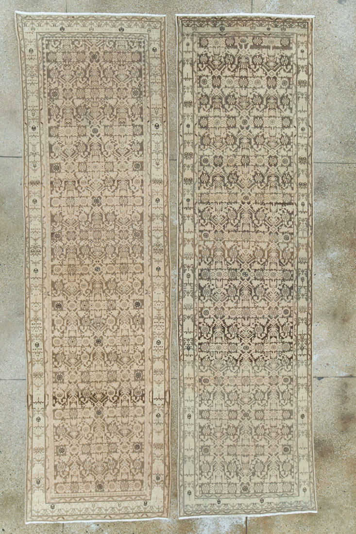 Vintage Persian Malayer Runner (Pair: 1 of 2), No.24884 - Galerie Shabab