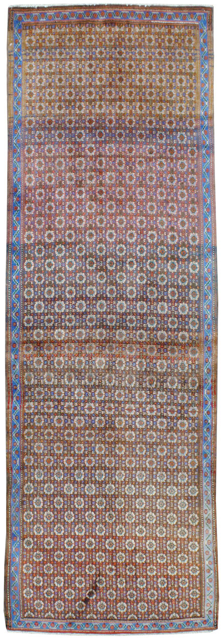 Vintage Persian Malayer Runner, No.24886 - Galerie Shabab