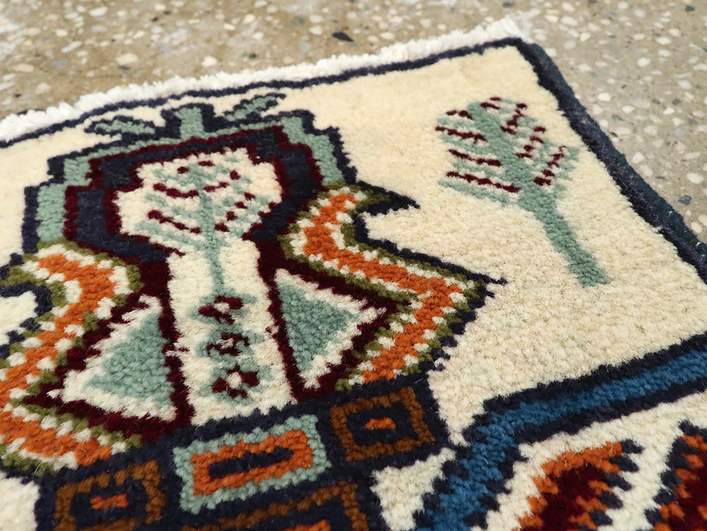 Vintage Persian Baluch Pictorial Rug (Pair: 1 of 2), No.24895 - Galerie Shabab
