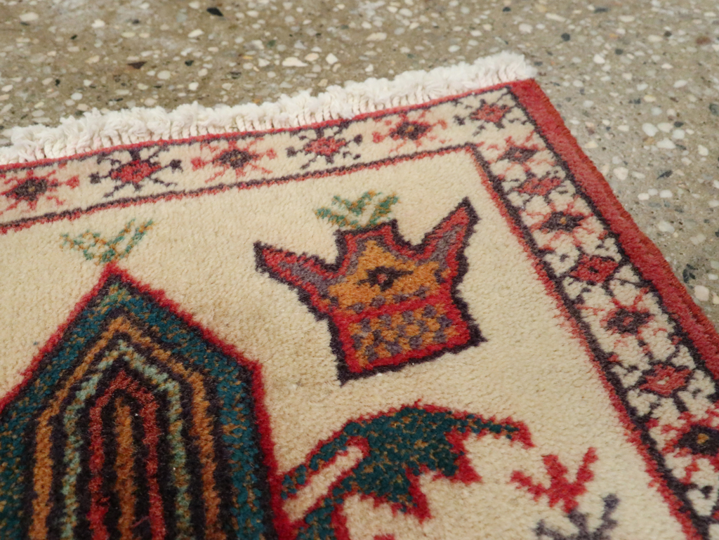Vintage Persian Pictorial Baluch Rug (Pair: 1 of 2), No.24899 - Galerie Shabab