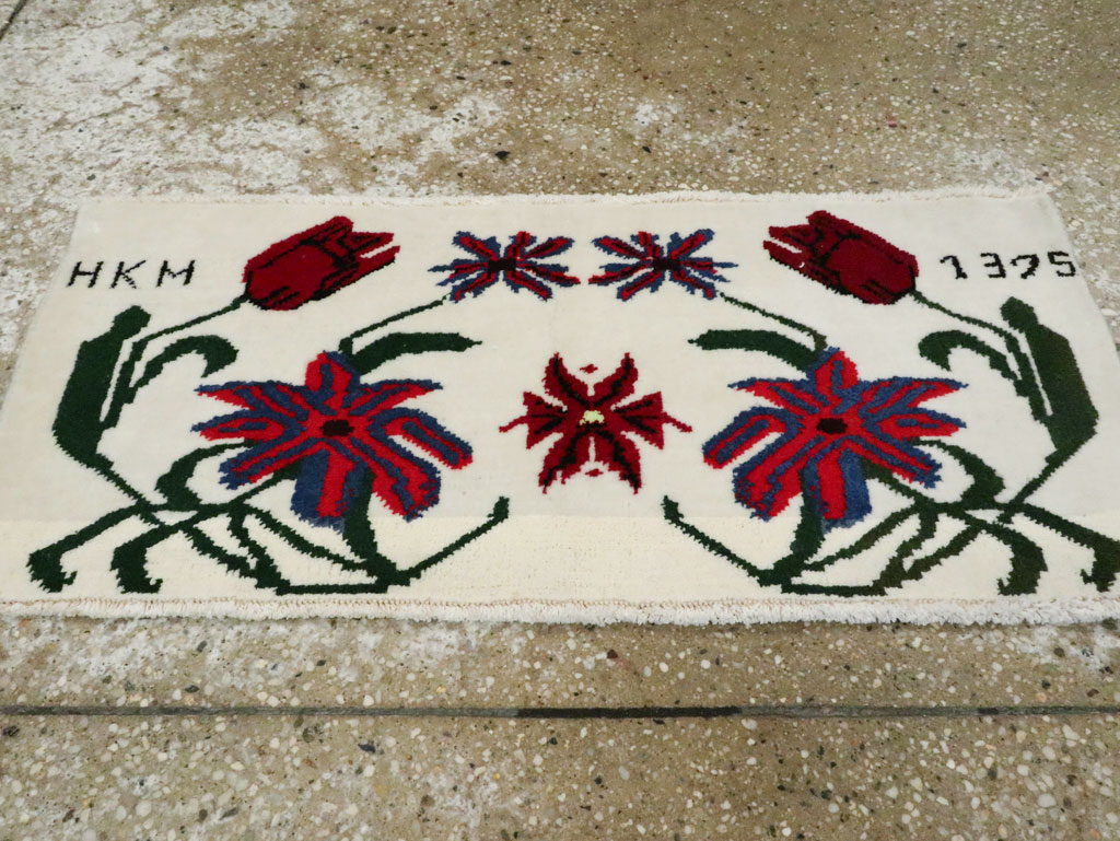Vintage Persian Baluch Pictorial Rug, No.24900 - Galerie Shabab