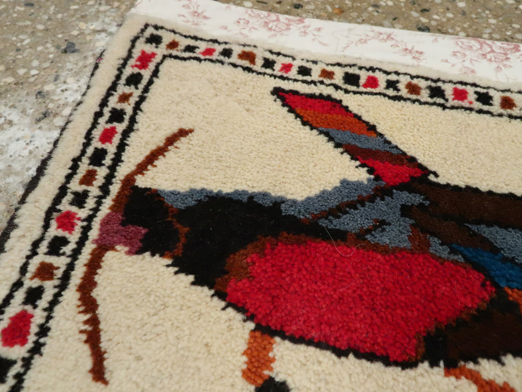 Vintage Persian Baluch Pictorial Rug, No.24901 - Galerie Shabab