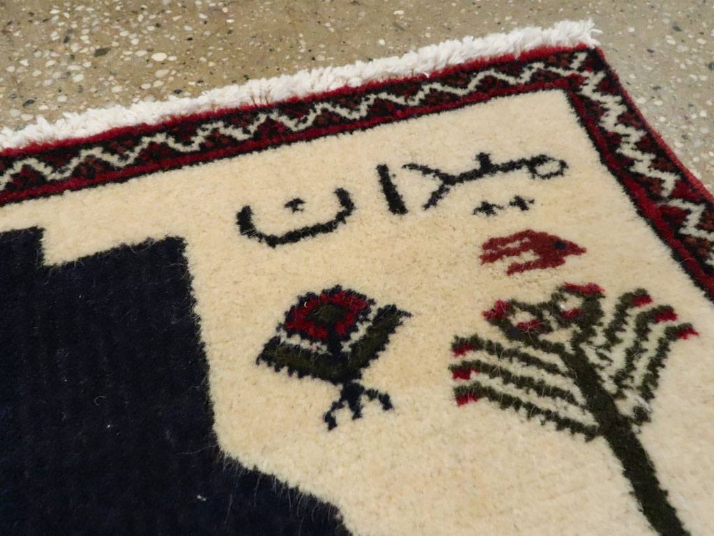 Vintage Persian Baluch Pictorial Rug, No.24902 - Galerie Shabab