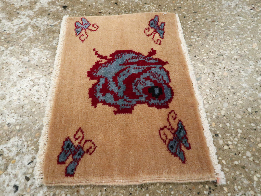 Vintage Persian Pictorial Baluch Rug (Pair: 1 of 2), No.24907 - Galerie Shabab