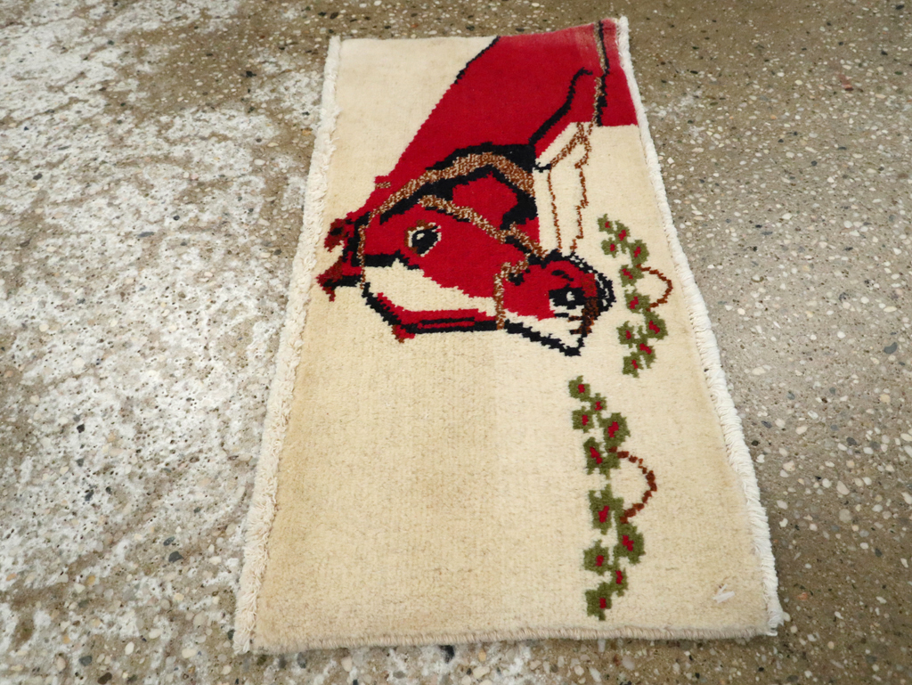 Vintage Persian Baluch Pictorial Rug, No.24910 - Galerie Shabab