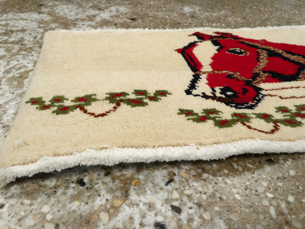 Vintage Persian Baluch Pictorial Rug, No.24910 - Galerie Shabab