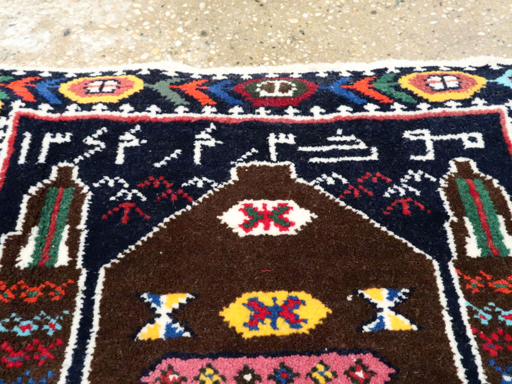 Vintage Persian Baluch Pictorial Rug, No.24912 - Galerie Shabab