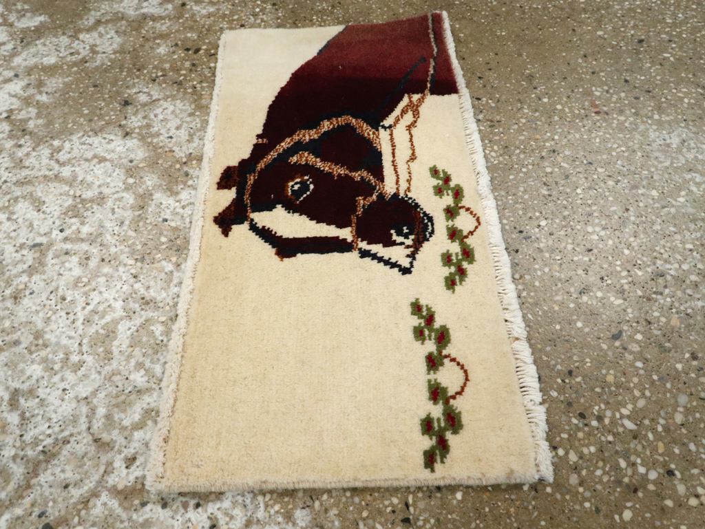 Vintage Persian Baluch Pictorial Rug, No.24914 - Galerie Shabab