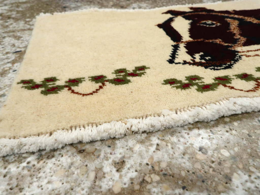 Vintage Persian Baluch Pictorial Rug, No.24914 - Galerie Shabab