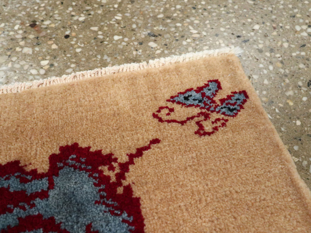 Vintage Persian Pictorial Baluch Rug (Pair: 2 of 2), No.24915 - Galerie Shabab